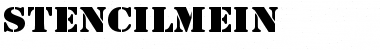 Download StencilMeIn Font