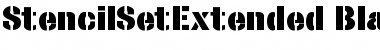 Download StencilSetExtended Font
