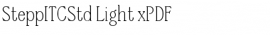Download SteppITCStd-Light xPDF Font