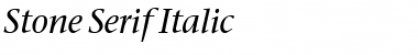 Stone Serif Font