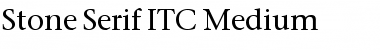 Stone Serif ITC Medium Regular