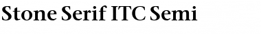 Stone Serif ITC Semi Regular