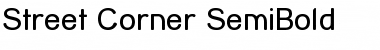 Download Street Corner SemiBold Font