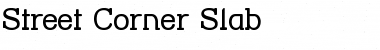 Download Street Corner Slab Font