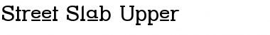 Download Street Slab Upper Font