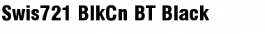 Swis721 BlkCn BT Black Font