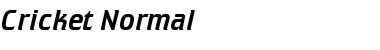 Cricket Normal Font