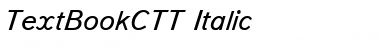 TextBookCTT Italic