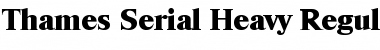 Thames-Serial-Heavy Regular Font