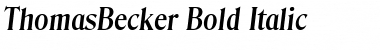 ThomasBecker Bold Italic