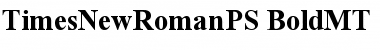 Download TimesNewRomanPS Font