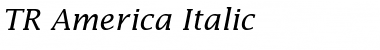 TR America Italic