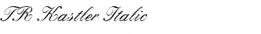 TR Kastler Italic