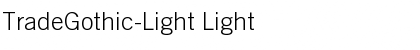Download TradeGothic-Light Font