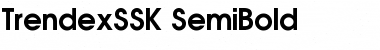 TrendexSSK SemiBold Font