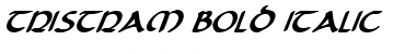 Download Tristram Bold Italic Font
