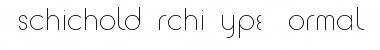 Download TschicholdArchiType Font