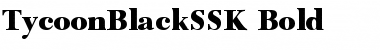 TycoonBlackSSK Font