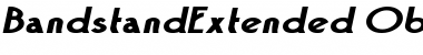 BandstandExtended Oblique Font