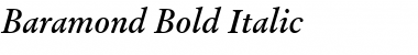 Baramond Bold Italic