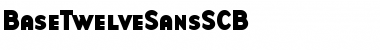 BaseTwelveSansSCB Font