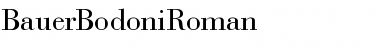 BauerBodoniRoman Roman Font