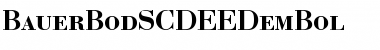 BauerBodSCDEEDemBol Regular Font