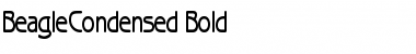 BeagleCondensed Bold Font