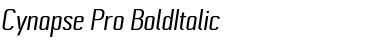 Cynapse Pro BoldItalic Font