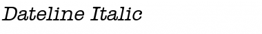 Dateline Font