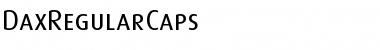 Download DaxRegularCaps Font