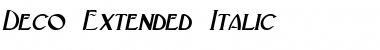 Deco-Extended Font