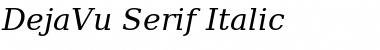 DejaVu Serif Font