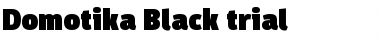 Domotika Trial Black Font