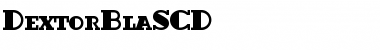 DextorBlaSCD Regular Font