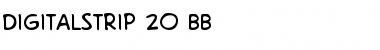 DigitalStrip 2.0 BB Regular Font