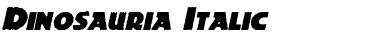 Dinosauria Italic Font