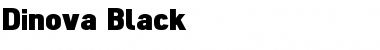 Dinova Black Font