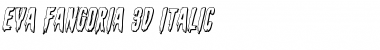 Eva Fangoria 3D Italic Font