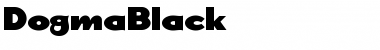 Download DogmaBlack Font