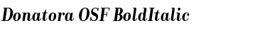 Donatora OSF BoldItalic Font