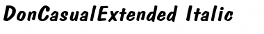 Download DonCasualExtended Font