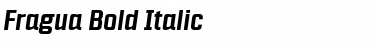 Fragua Bold Italic Font