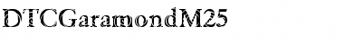 DTCGaramondM25 Regular Font