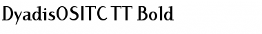 DyadisOSITC TT Font