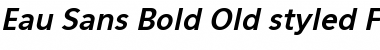 Eau Sans Bold Old-styled Figures Oblique Font