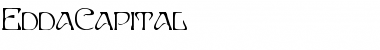 EddaCapital Regular Font