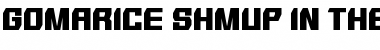 Download SHMUP in the zone Font