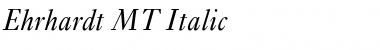 Ehrhardt MT Italic