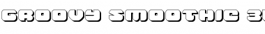 Groovy Smoothie 3D Regular Font